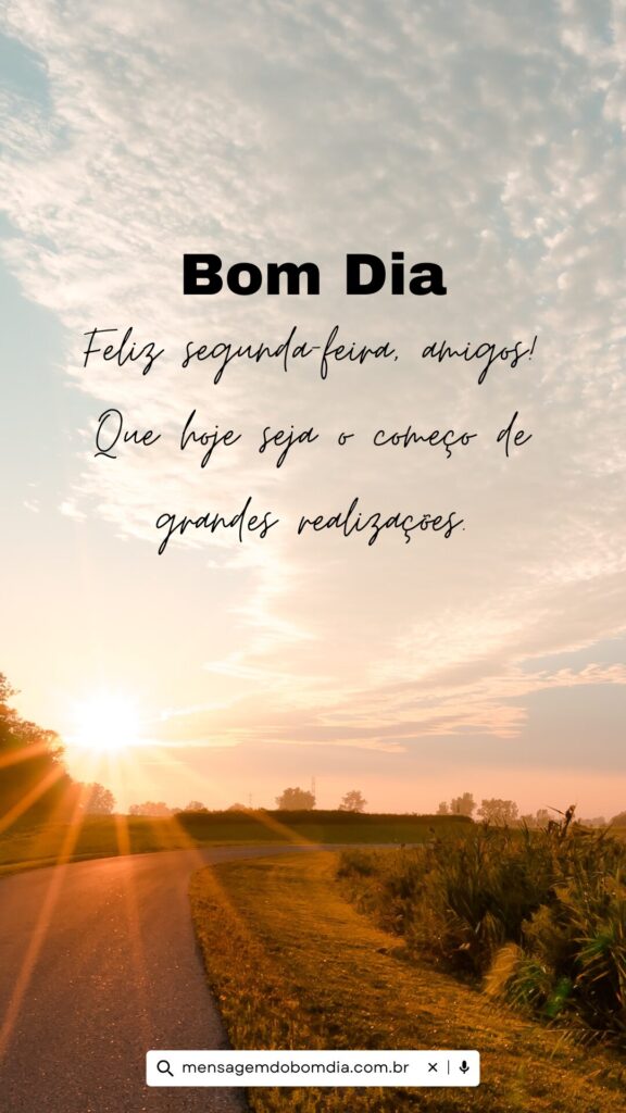 mensagem de bom dia motivacional