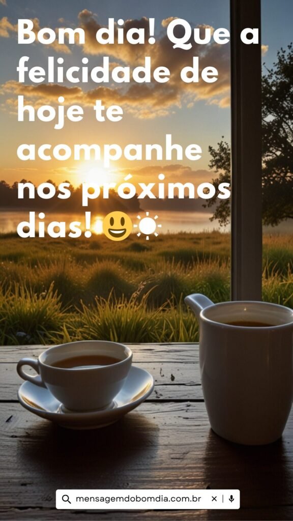 Mensagem de bom dia para uma boa semana na sexta feira