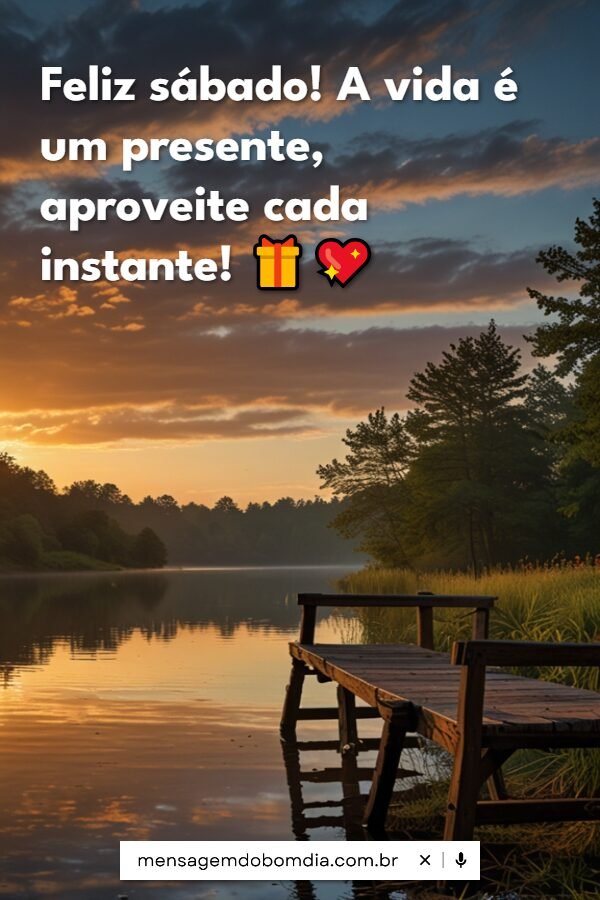 Mensagem de bom dia para WhatsApp no Sabado