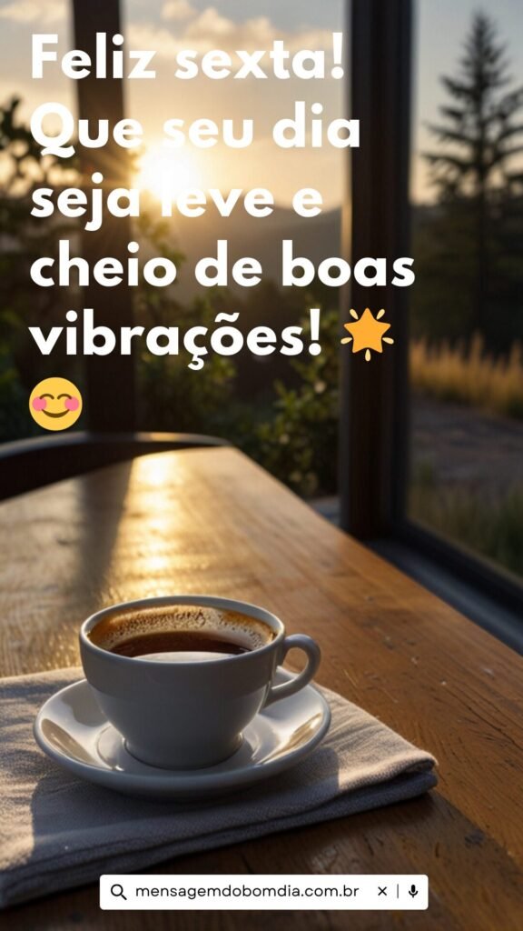 sexta feira bom dia 