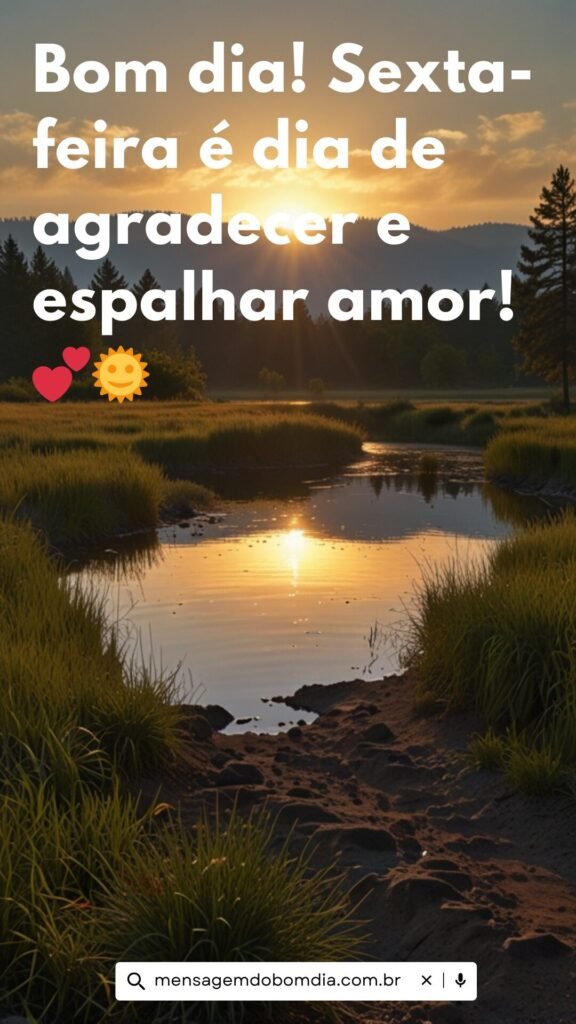 sexta feira bom dia 